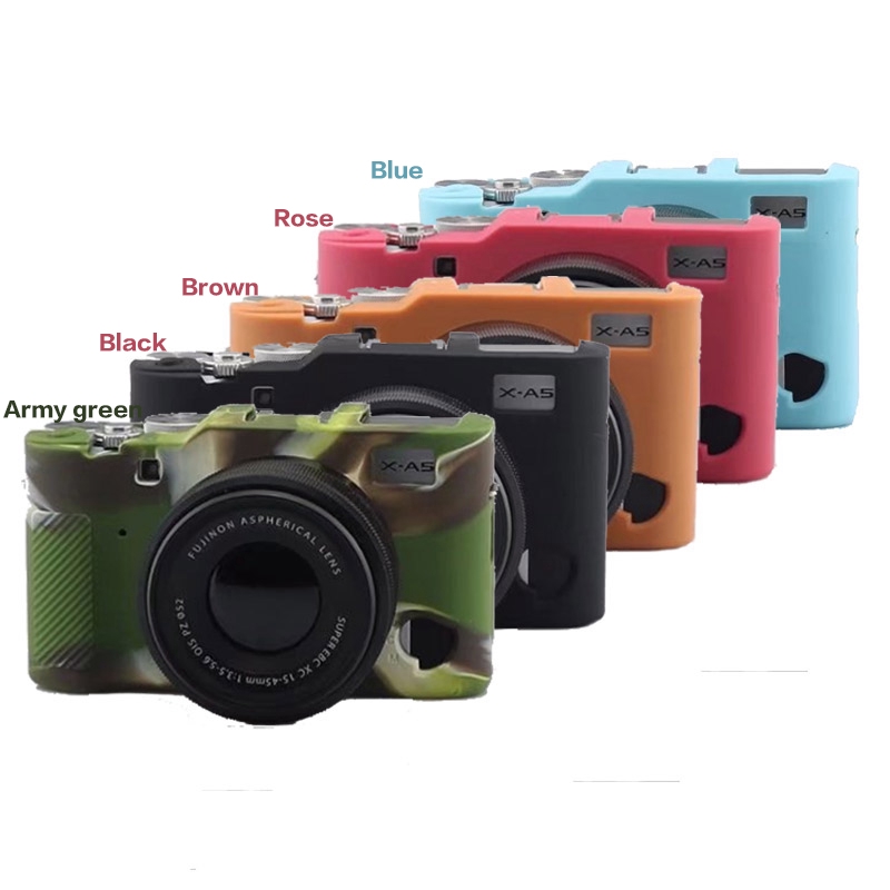 Vỏ bọc silicone mềm cho máy ảnh Fuji FujiFilm X-A5 XA5 X-A3 XA3 X-A10 XA10