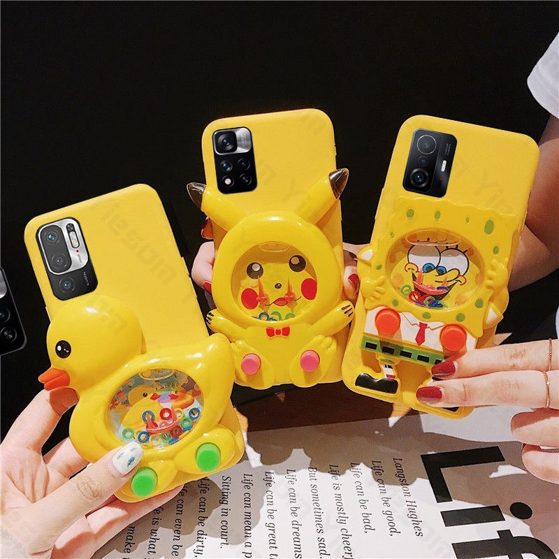 Ốp Điện Thoại Hình Chú Vịt 3D Dễ Thương Cho Xiaomi Mi 12 11 Lite 10 11T 10T Pro Poco M4 M3 X3 GT NFC F3