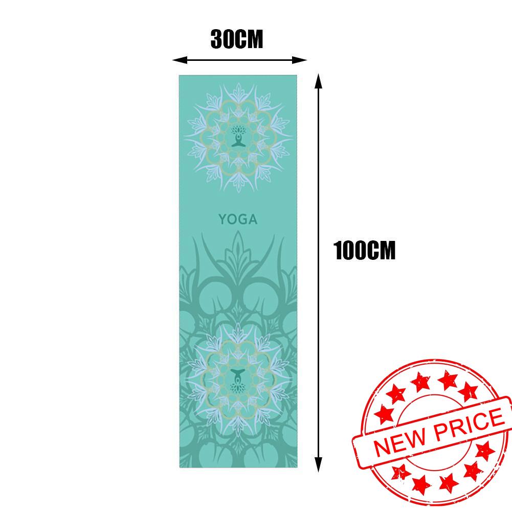 Khăn Tập Yoga Chống Trượt In 8 Kiểu Kích Thước 30*100 cm Y1K0