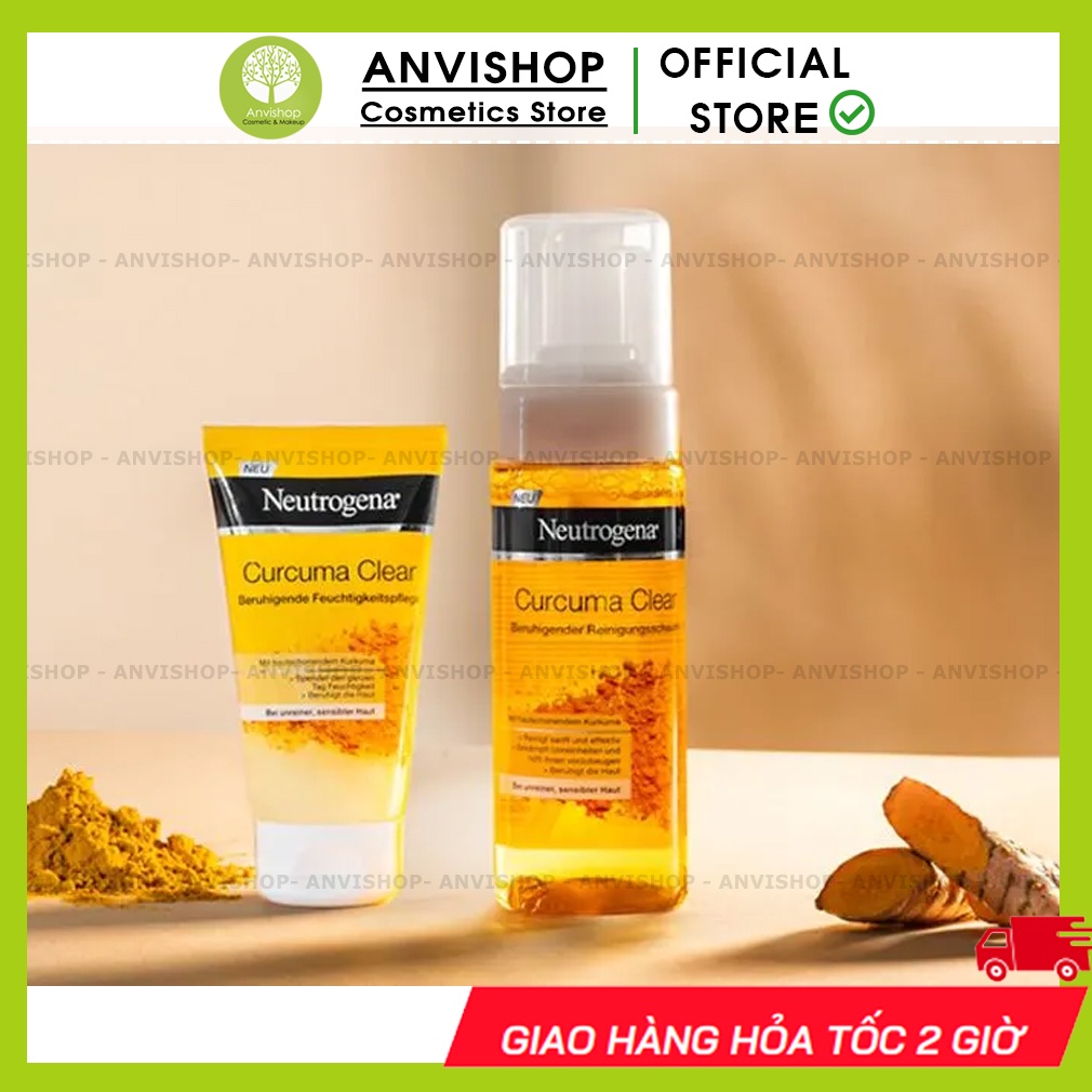 Sữa rửa mặt nghệ tạo bọt Neutrogena