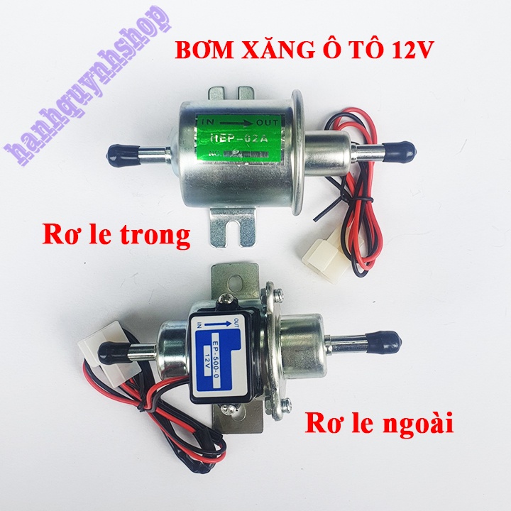 Mô tơ bơm xăng, dầu ô tô, máy móc 12V Denso