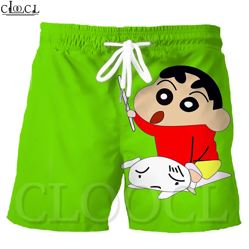 Quần Short In Hình Cậu Bé Bút Chì Shin-Chan 3d Độc Đáo Cho Nam