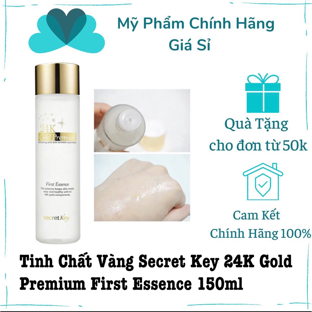 Tinh Chất Vàng Secret Key 24K Gold Premium First Essence 150ml