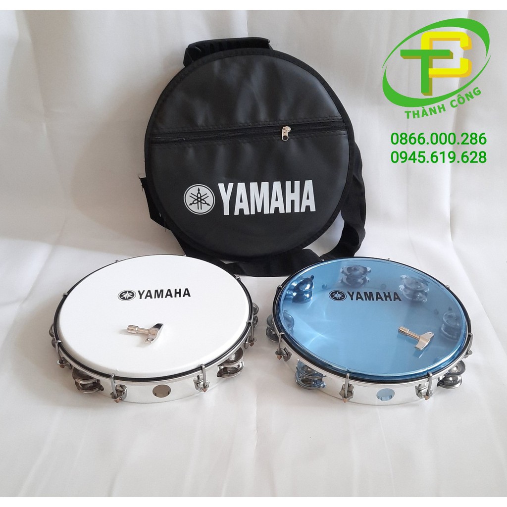 combo trống lục lạc-trống lục lạc inox - TAMBOURINE YAMAHA - KÈM TÚI - THIẾT BỊ ĐOÀN ĐỘI