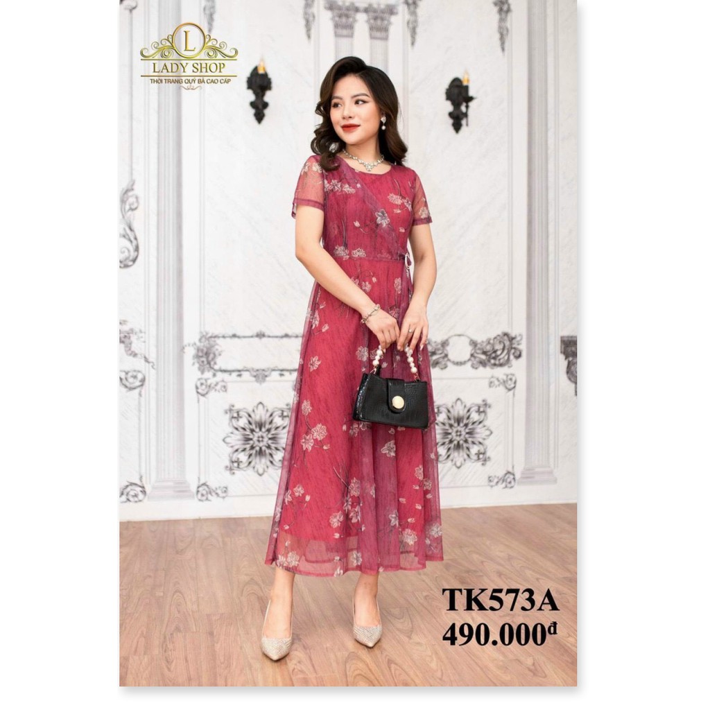 ĐẦM XOÈ HOA DỰ TIỆC NỮ SIÊU SANG TRỌNG , TÔN DÁNG CHO CHỊ EM