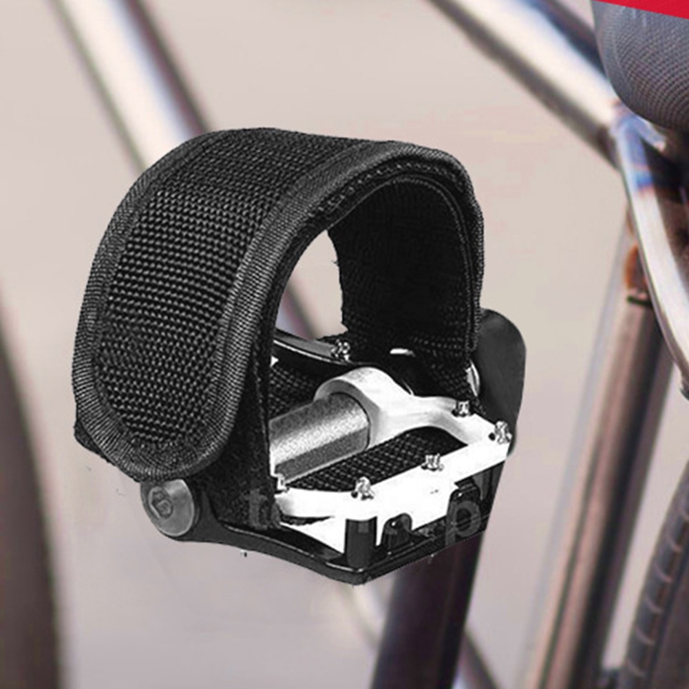 1pair Safe Accessories Cycling Outdoor Sports Road Bike MTB Magic Sticker Fixed Gear Toe Clip Bicycle Pedal Strap