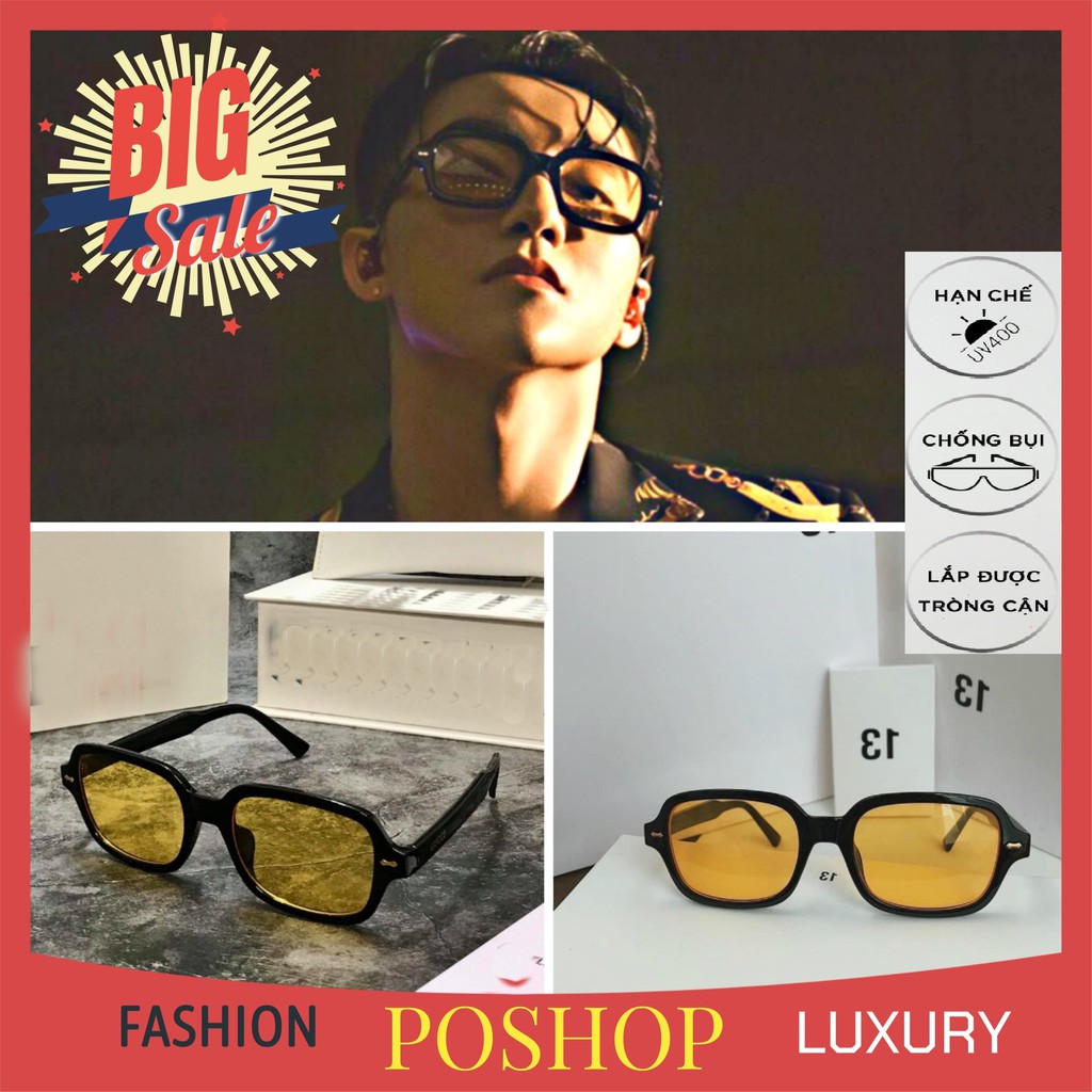 MẮT KÍNH SƠN TÙNG - Kính Mát GC NAM NỮ CAO CẤP unisex HÀN QUỐC màu VÀNG CAM HOT TREND | BigBuy360 - bigbuy360.vn