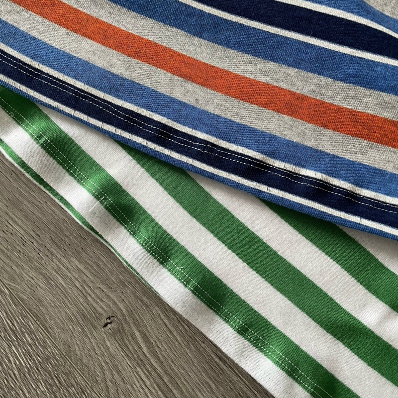 Áo croptop TS cổ polo 2M sọc KAMI | BigBuy360 - bigbuy360.vn