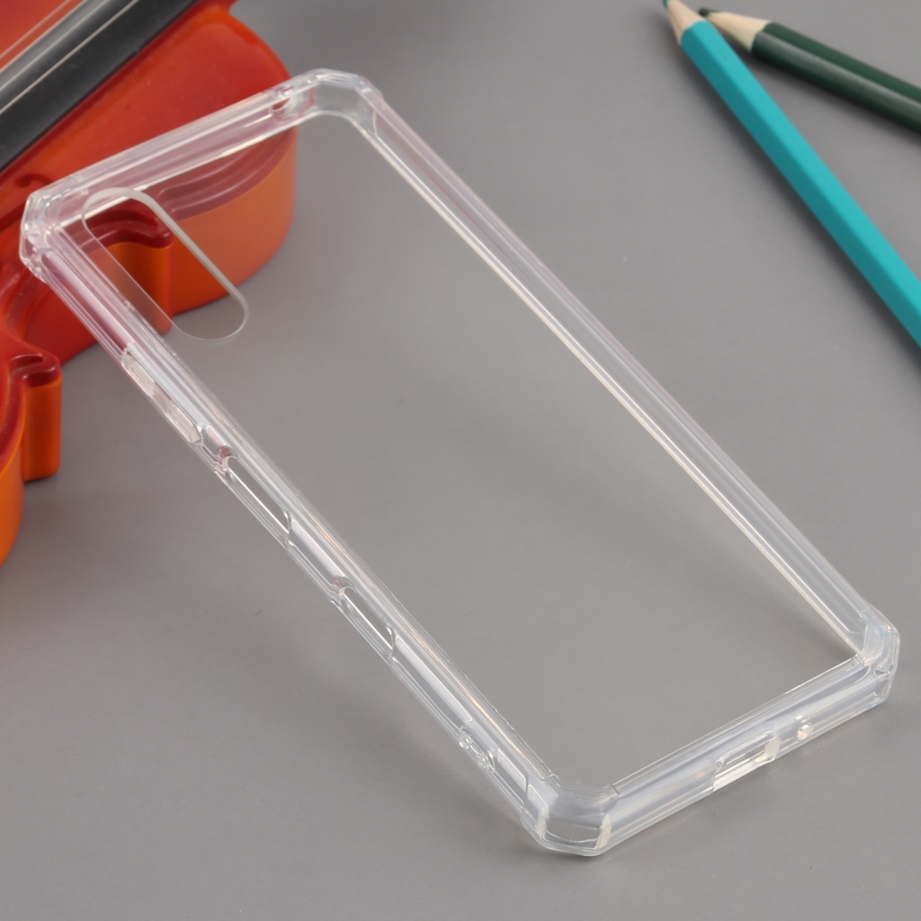 Ốp điện thoại acrylic cứng trong suốt cho sony xperia 5 1 10 iii ii