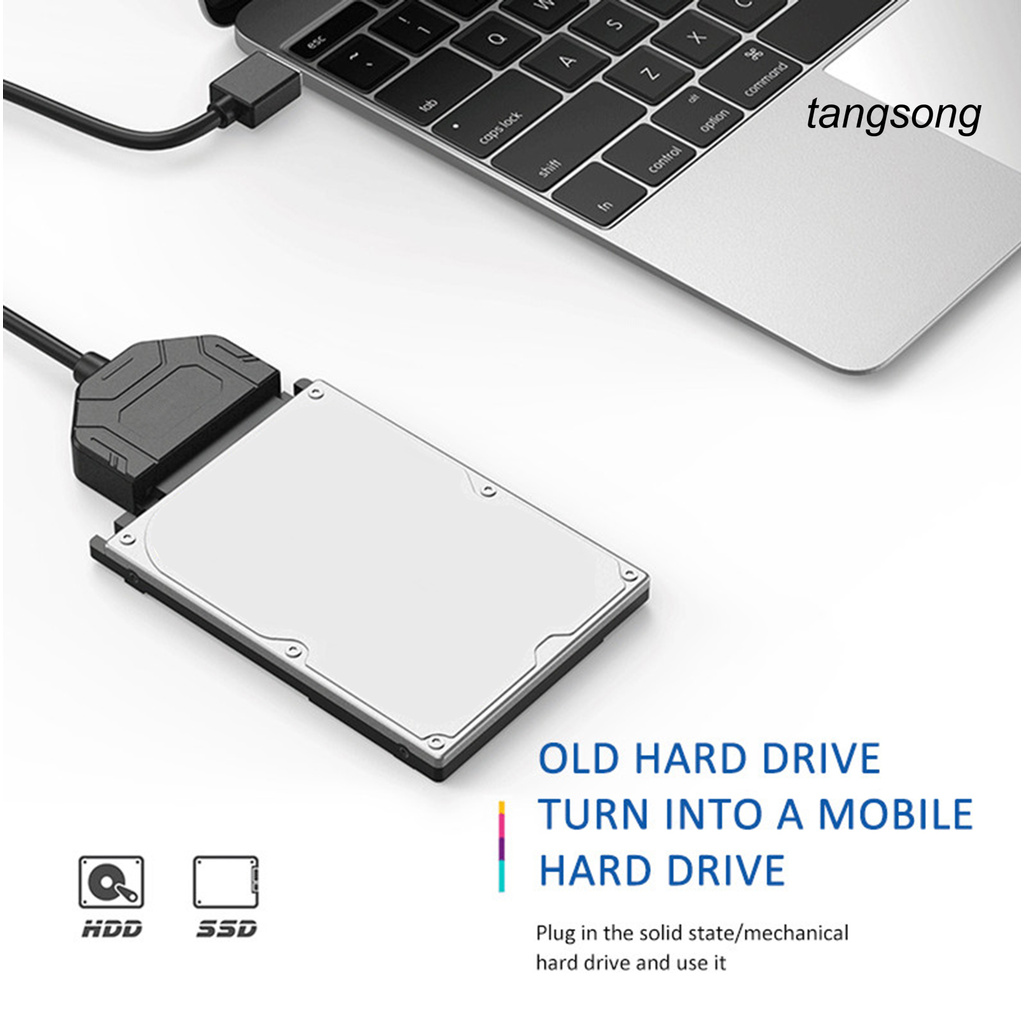 Cáp Chuyển Đổi Ổ Cứng Usb 3.0 Sang Sata 5gbps Cho 2.5 Inch Hdd / Ssd