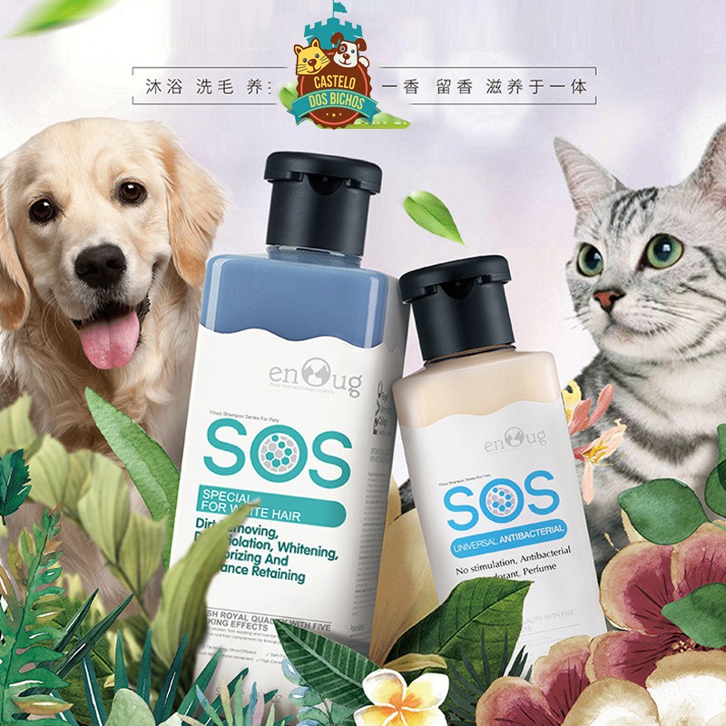 [Mã PET50K giảm Giảm 10% - Tối đa 50K đơn từ 250K] SỮA TẮM CHÓ MÈO SOS 530ml - SỮA TẮM THÚ CƯNG CHÍNH HÃNG