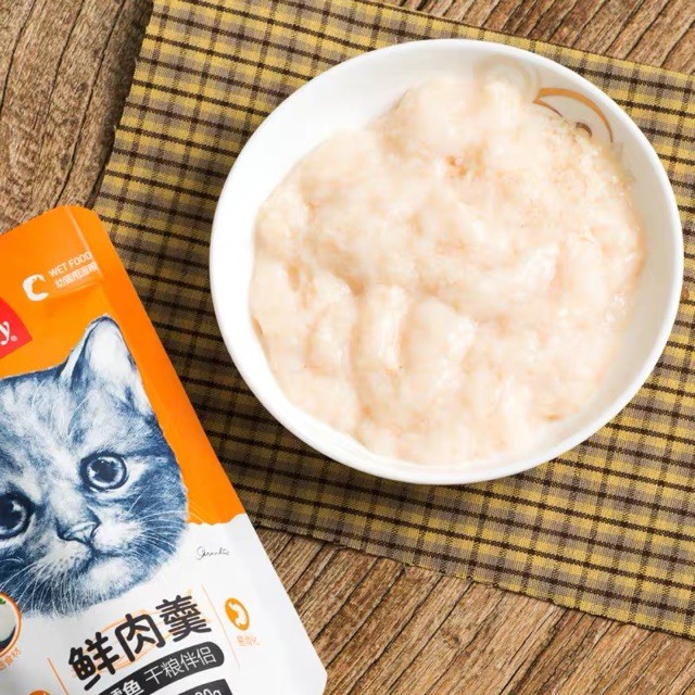 Súp Thưởng Wanpy Nắp Vặn 90g Thức Ăn Dinh Dưỡng Cho Mèo
