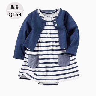 Freeship 99k TQ_Sét váy body Carter's kèm cardigan