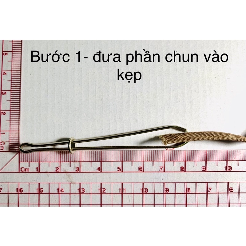 Kẹp luồn chun tiện dụng- Nhanh -Bền không gỉ sét