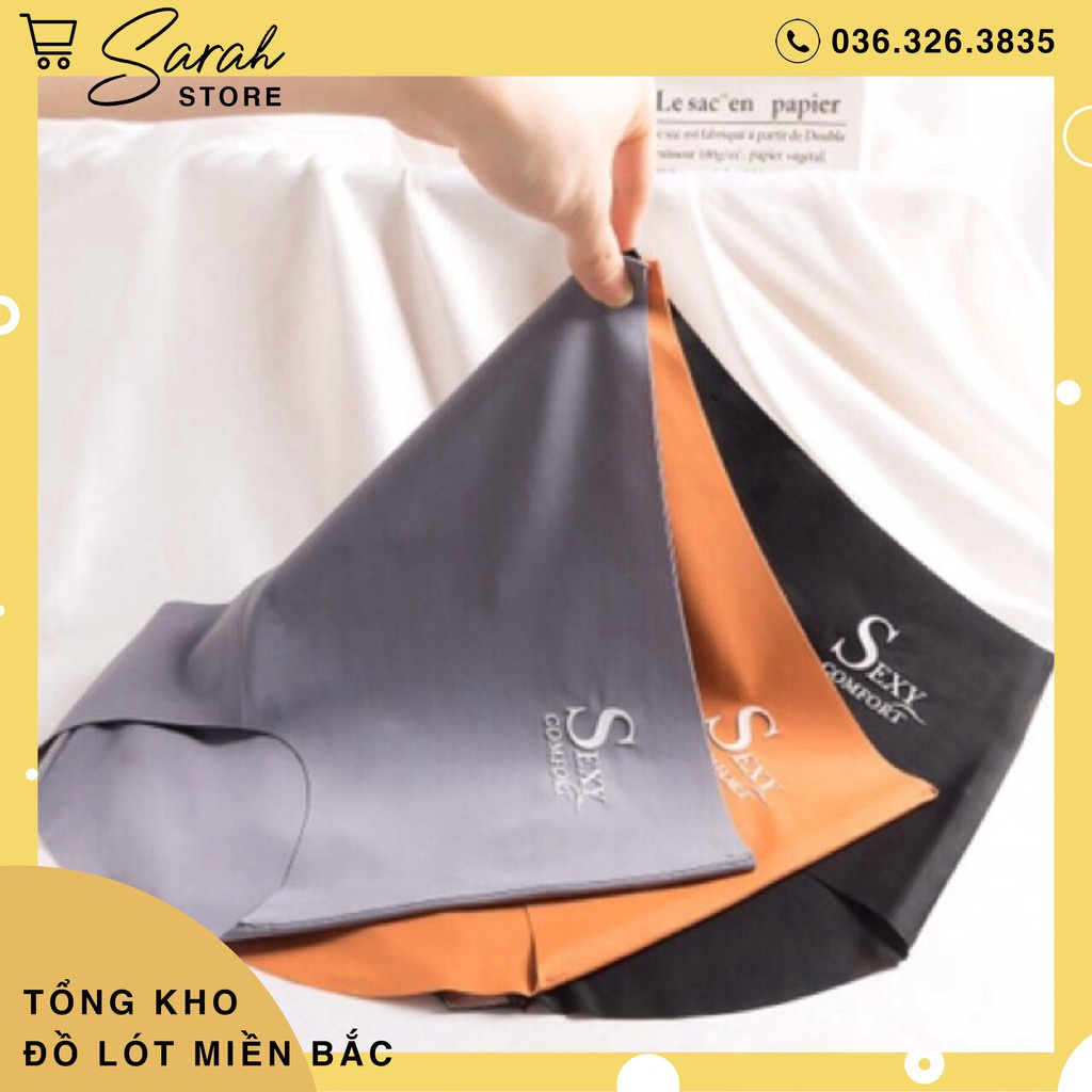 Quần Lót Su Không Viền Lụa Cạp Cao Gen Bụng Tàng Hình SeXy