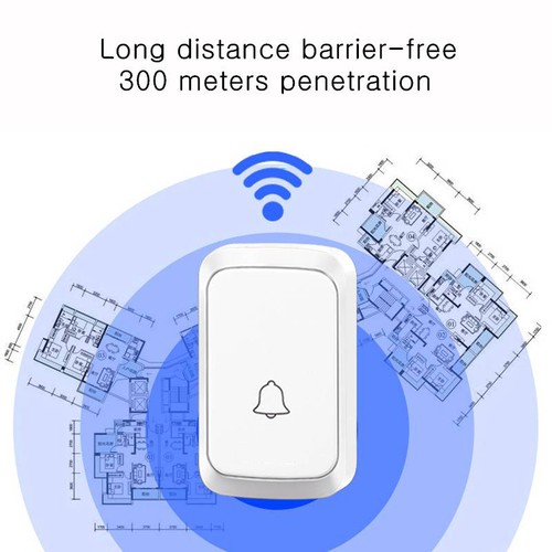 Chuông bấm cửa không dây chống nước điện tử thông minh