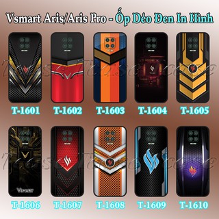 Ốp lưng Vsmart Aris/ Aris Pro dẻo đen in hình Logo Vsmart Thiết đẹp và chất