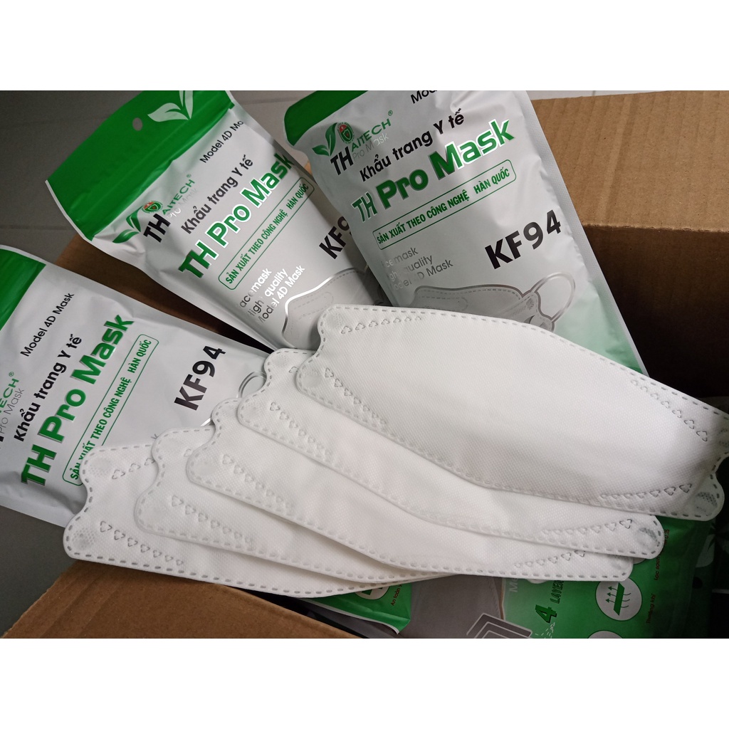 Khẩu trang TH Pro Mask KF94 4D - 4 Lớp