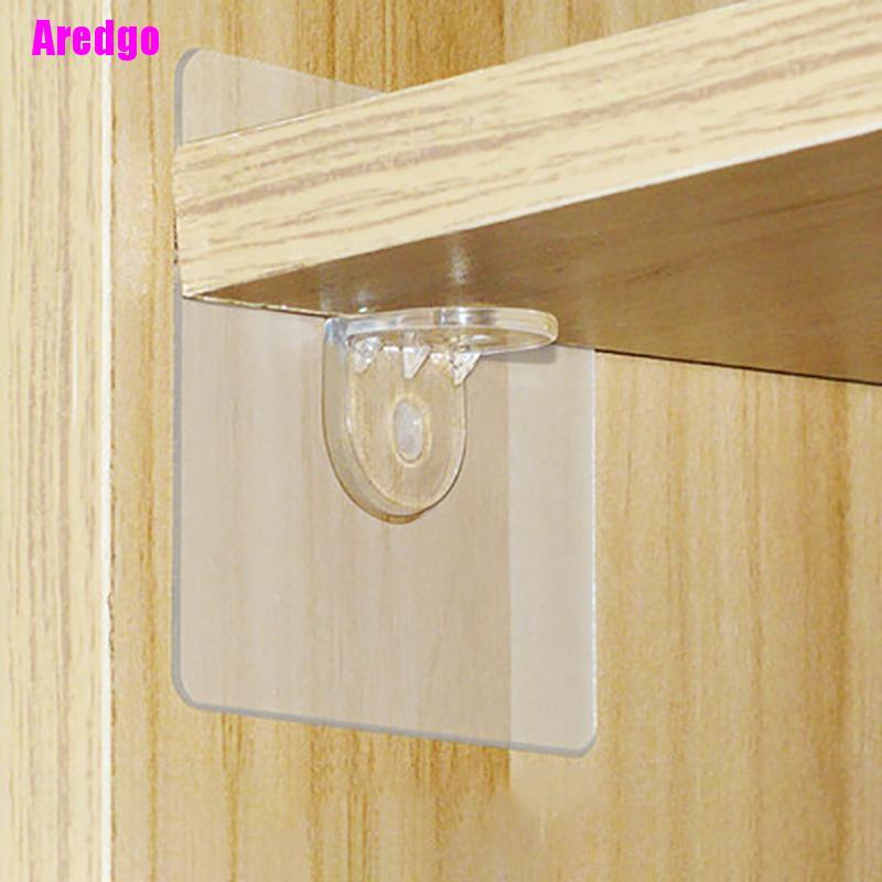 [Hàng mới về] Set 5 móc dán gắn thanh chia ngăn tủ quần áo không cần đóng đinh tiện dụng