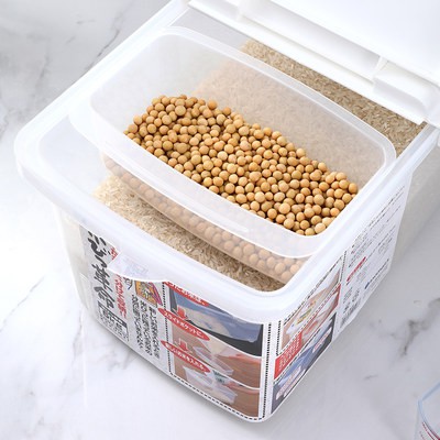 Thùng gạo inomata nhập khẩu Nhật Bản chống côn trùng chống ẩm niêm phong nhà bếp lưu trữ gạo bề mặt bể chứa 10 kg 20 kg