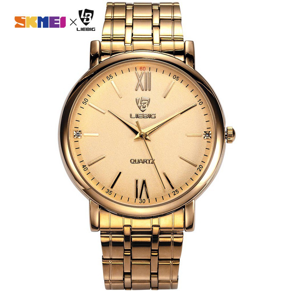 Đồng Hồ Skmei Liebig L1014 Máy Chuyển Động Thạch Anh Dây Đeo Bằng Thép Không Gỉ Phù Hợp Làm Quà Valentine | BigBuy360 - bigbuy360.vn