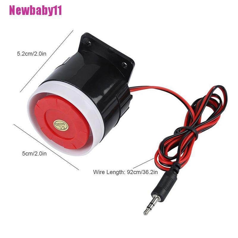 Còi Báo Động Mini Có Dây Cho Xe Hơi 110dB DC BABY11