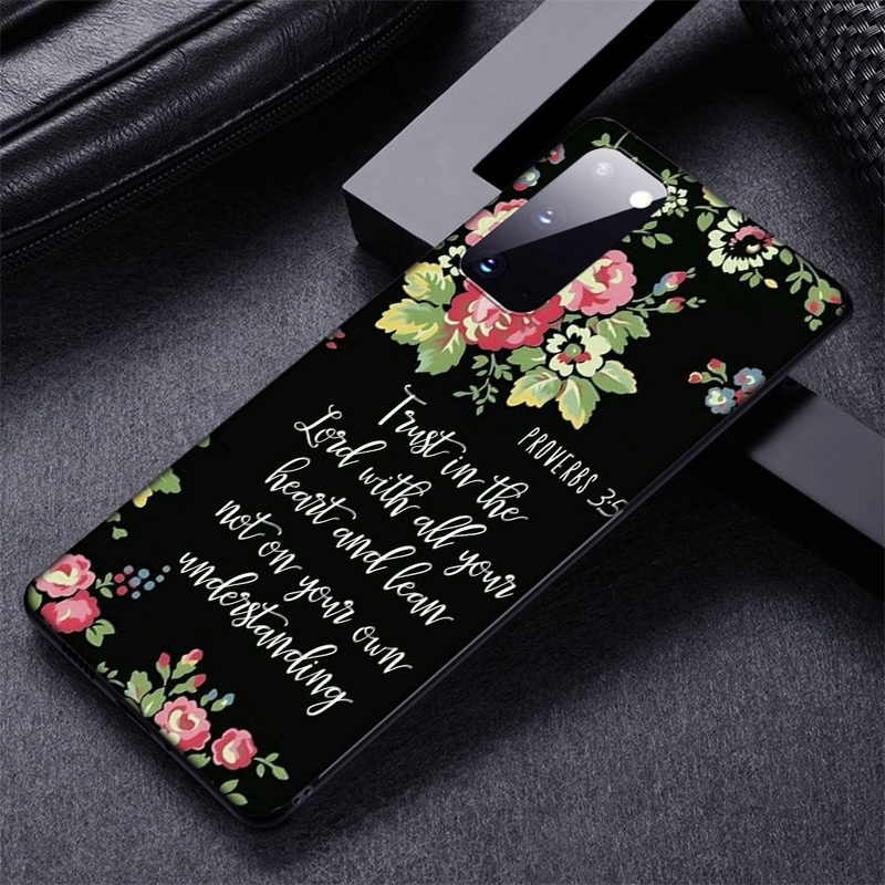 Ốp điện thoại mềm hình câu nói kinh thánh UL19 cho Realme C31 8i 9i 9 Pro Plus