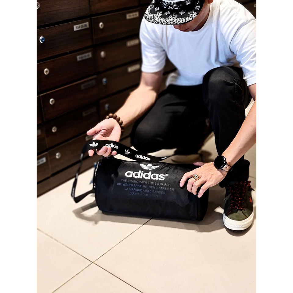 Túi Trống Tập Gym Nam Add NMD 4 Phong Cách Thể Thao Chất liệu Polyester chống thấm nước