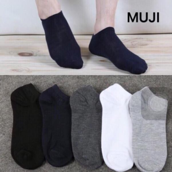 [HÀNG CHÍNH HÃNG] Tất Nam Muji Cao Cấp Hộp 10 Đôi Chống Hôi Chân Xuất Nhật & Tất Nam chống hôi chân