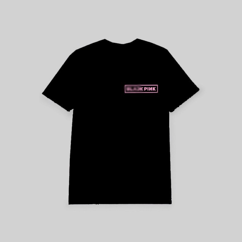Áo thun phông đen in hình LOGO nhóm nhạc BLACKPINK idol thần tượng kpop thời trang xinh xắn