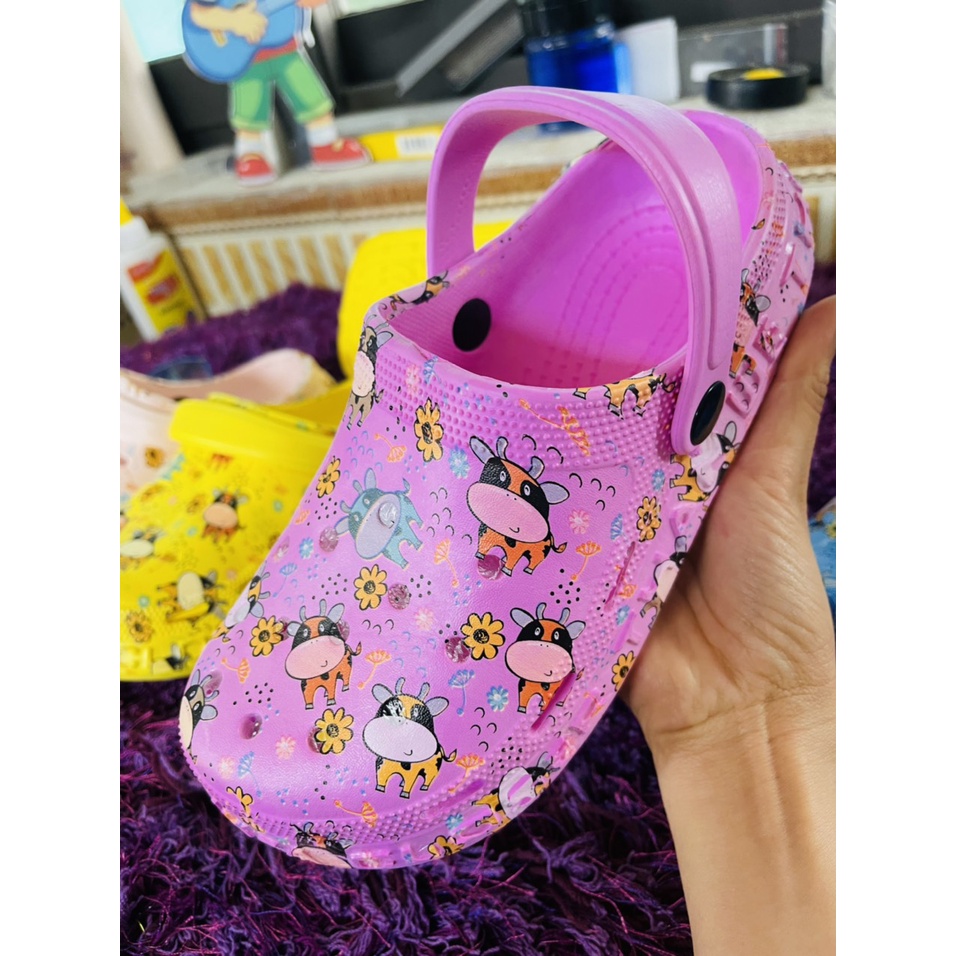 Dép Cross Cho Bé Trai Bé Gái Siêu Mềm Có Quai Size 35-39 ( Từ 8-15 Tuổi )