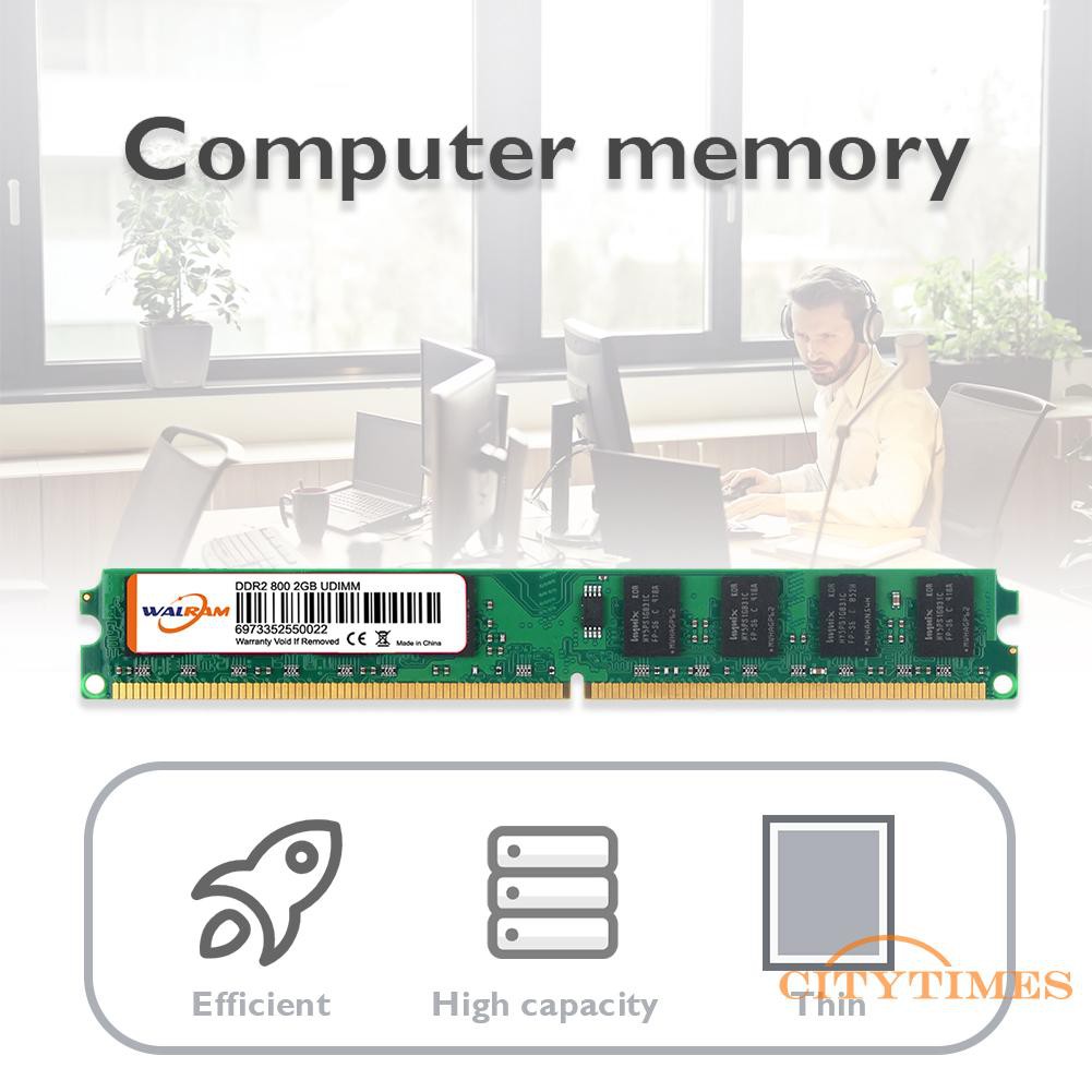 〖Ci〗 2GB DDR2 800MHz Memory Module 240 Pin for Computer PC Desktop Memories RAM  | BigBuy360 - bigbuy360.vn