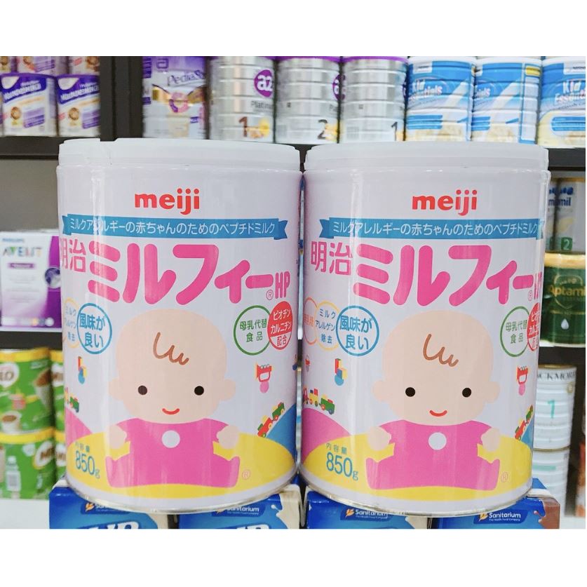 Sữa bột MEIJI HP 850g của Nhật cho bé dị ứng đạm sữa bò