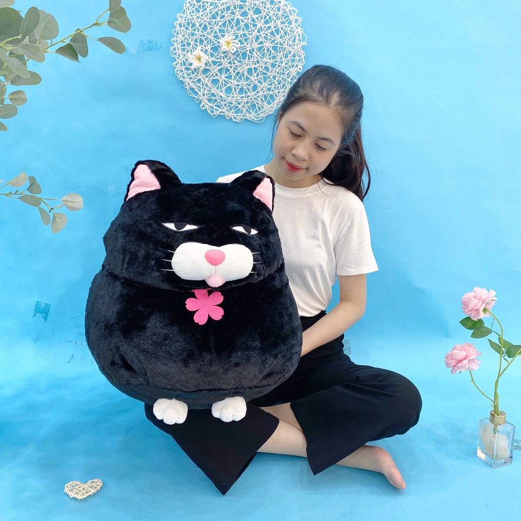 Gấu bông mèo amuse, thú nhồi bông mèo amuse cute cao cấp TAZIN