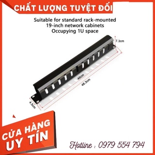 Thanh quản lý cáp ngang cho tủ mạng chuẩn 19 inch