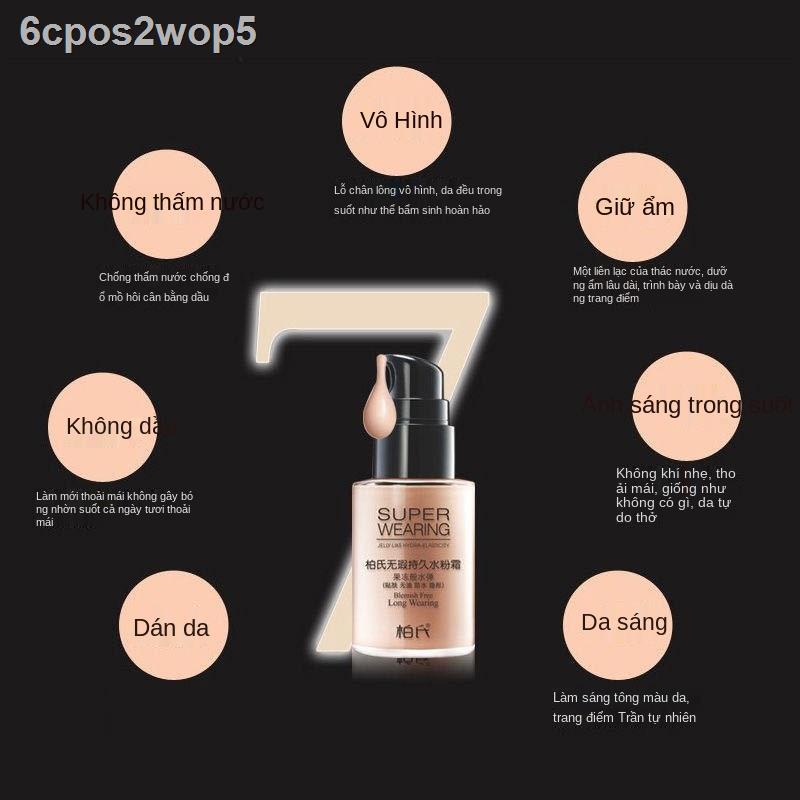 [Mẫu mới]Bai s bb Cream Cách ly kem lắc bột trang điểm lâu trôi làm trắng ẩm kem nền lỏng dưỡng ẩm kem che khuyết điểm m | BigBuy360 - bigbuy360.vn