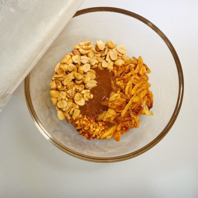 Bánh tráng dẻo chấm ME full topping