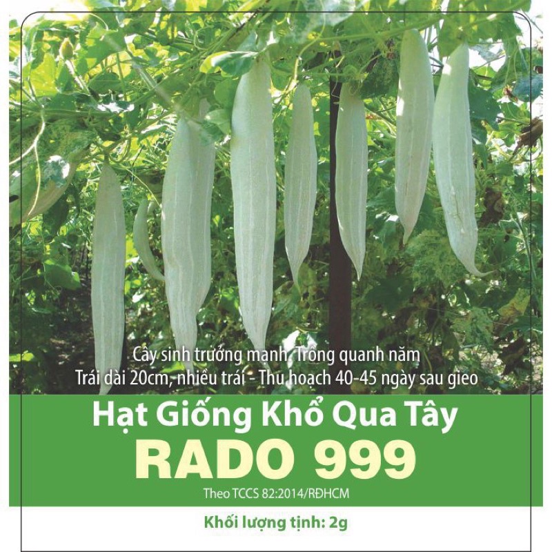 Hạt giống khổ qua Tây (lặc lày, mướp Nhật) chuẩn F1