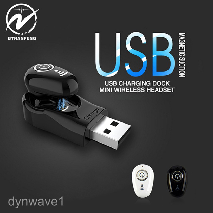 Tai nghe nhét tai không dây kết nối Bluetooth cổng USB