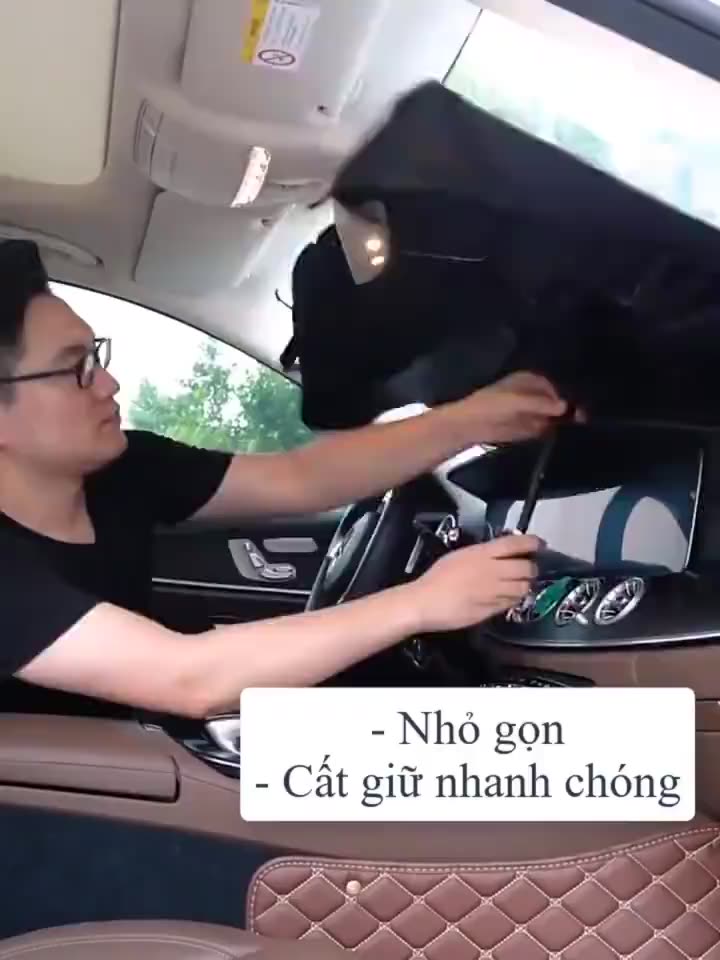 Ô Che Nắng Ô Tô Kính Lái Phủ Bạc Cao Cấp