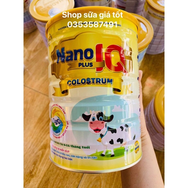 Sữa nano iq colostrum/pedia/chiều cao loại 900g.