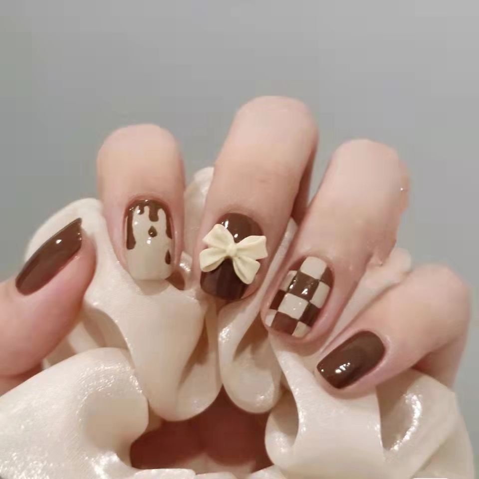 Charm nơ đính móng Phụ Kiện nail