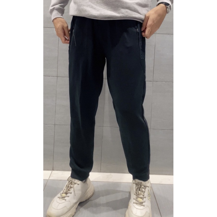 Quần kẻ sọc chéo nam, Quần thể thao nam Jogger Baly chất umi cao cấp