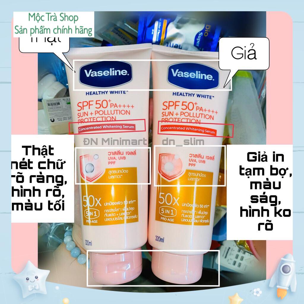 [BẢN MỚI] [CHÍNH HÃNG] Sữa Dưỡng Thể Vaseline Perfect Serum 50X Tuýp 320ml - Thái Lan - moctra251219