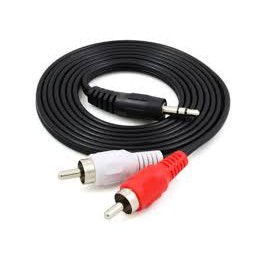 Cáp Loa 1 Đầu Jack 3.5mm Ra 2 Đầu Bông Sen AV Dài 3m