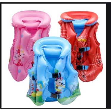 Áo phao bơi hoạt hình đi tắm biển cho bé từ 2 tuổi đến 12 tuổi