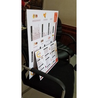 Combo 10 menu nhựa