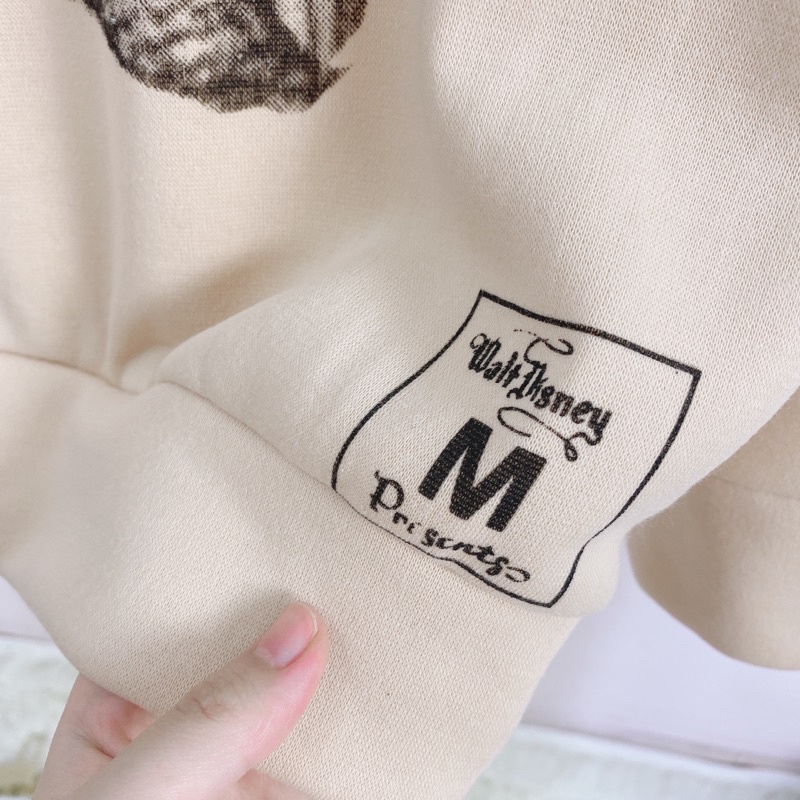 Áo Sweater Nỉ Hình Đôi Thỏ, Áo Thun Nữ Dài Tay Dáng Rộng In Hình Cute 2 Màu Freesize G063 | BigBuy360 - bigbuy360.vn