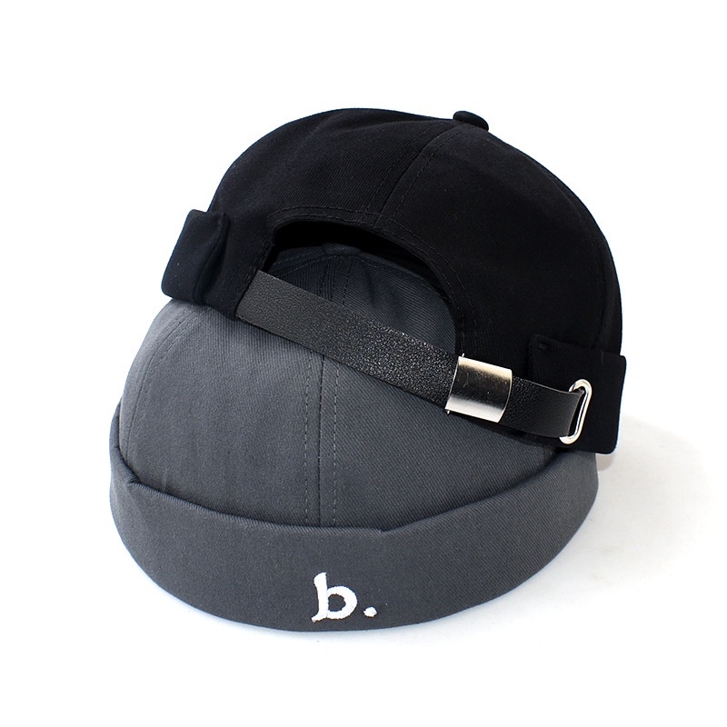 Mũ đội beanie LINJW bằng cotton thiết kế thời trang Hàn Quốc cá tính 2022