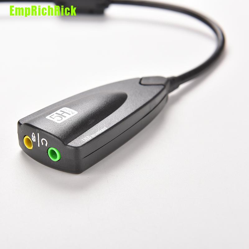 Card Âm Thanh 3d Ca3c 5hv2 Usb 2.0 Virtual 7.1 Channel 3d